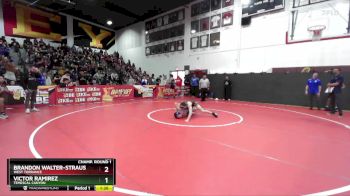 126 lbs Champ. Round 1 - Brandon Walter-Strauss, West Torrance vs Victor Ramirez, Temescal Canyon