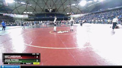 106 lbs Semifinal - Aizak Fetters, UP Vikings Wrestling Club vs Hoyt Harshman, Mat Demon Wrestling Club