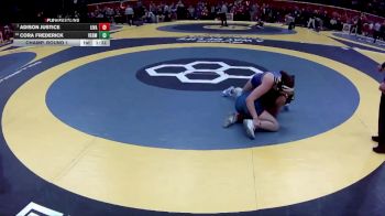 G-130 lbs Champ. Round 1 - Adison Justice, G-Licking Valley vs Cora Frederick, G-Vermilion