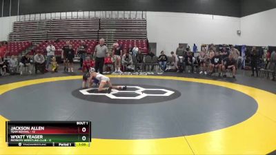 65 lbs Quarterfinals (8 Team) - Jackson Allen, Team Revival vs Wyatt Yeager, Patriots Wrestling Club