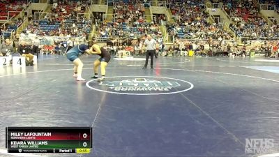 250 lbs Cons. Round 2 - Miley Lafountain, Northern Lights vs Keiara Williams, West Fargo United