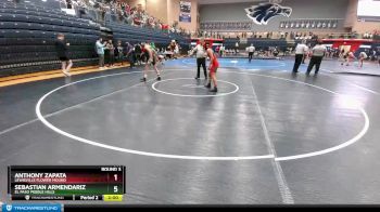 126 lbs Champ. Round 1 - Paolo Miranda, Mission Sharyland vs Brandon Runhaar, Austin Vandegrift