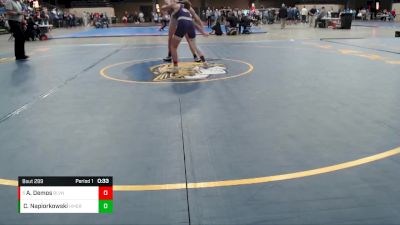 145 lbs Champ. Round 2 - Aj Demos, Mahomet Seymour vs Christopher Napiorkowski, Hampshire