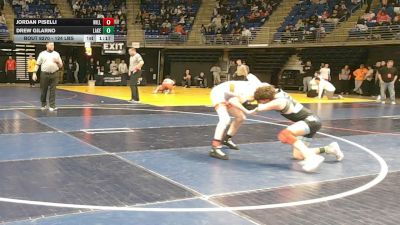 124 lbs Round Of 16 - Jordan Piselli, Williamsport vs Drew Gilarno, Lakeview