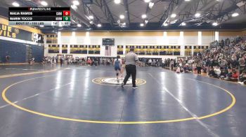 106 lbs Round Of 16 - Malia Ramos, Canon-McMillan vs Marin Tocco, Norwin