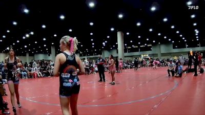 130 lbs Semis & 1st Wb (8 Team) - Kaylea Liles, AR- 15 Pink vs Audreyona Perkins, Mat Clash Beast Mode