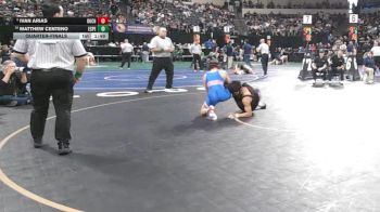 150 lbs Quarterfinal - Ivan Arias, Buchanan (CS) vs Matthew Centeno, Esperanza (SS)