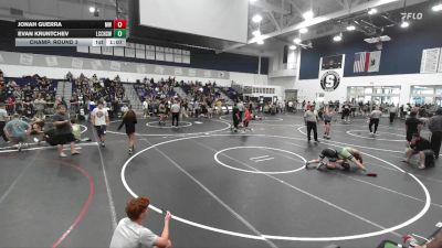 144 lbs Champ. Round 3 - Jonah Guerra, Montclair Wrestling vs Evan Kruntchev, La Costa Canyon High School Wrestling