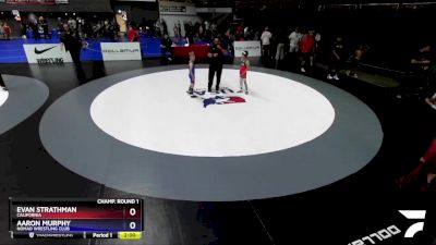 63 lbs Champ. Round 1 - Evan Strathman, California vs Aaron Murphy, Nomad Wrestling Club