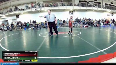 56 lbs Cons. Round 2 - Mason Eickhoff, Reitz Wrestling Club vs Robert Green, Tell City Wrestling Club