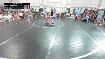 60 lbs 3rd Place - Fionna McEntire, Valkyrie Girls WC - G vs Lane Kuzma, Backyard Barbies Pink - G