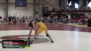 133 lbs Cons. Round 1 - Corey Cope, Western New England University vs Ethan Ford, University Of Southern Maine