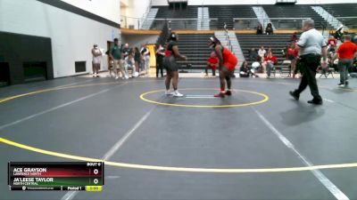 190 lbs Semifinal - Ja`Leese Taylor, North Central vs Ace Grayson, Lawrence North