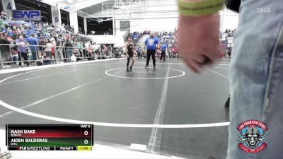 70 lbs Semifinal - Aiden Balderas, WTC vs Nash Dake, Bobcat