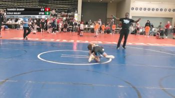 68 lbs Rr Rnd 1 - Tanner Sharp, Cordoba Trained - K3 vs Cole Selby, Upper Township - K3