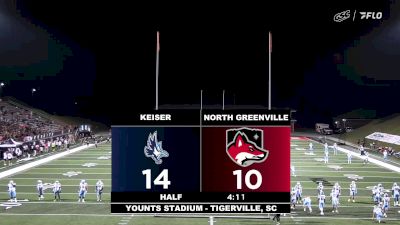 Replay: Keiser vs North Greenville | Sep 5 @ 7 PM