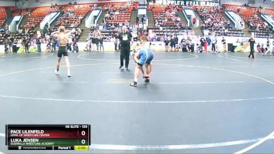 135 lbs Cons. Round 2 - Pace Lilenfeld, Level Up Wrestling Center vs Luka Jensen, Guerrilla Wrestling Academy