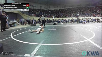 67 lbs Consolation - Whitlee Combs, Cowboy Wrestling Club vs Jaycee Cervantes, F-5 Grappling