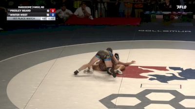 125 lbs 1st Place Match - Presley Beard, Kansas vs Winter West, Washington