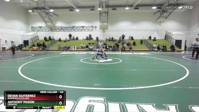 125 lbs Semifinal - Devan Guiterrez, Bakersfield College vs Anthony Mason, Cerritos