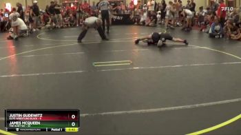 82 lbs Round 3 (6 Team) - Justin Gudewitz, Elite Wrestling Black vs James McQueen, The Hunt WC