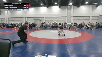 138 lbs Cons. Semis - Chase Davis, Perrysburg Wrestling Club vs Jonas Rebstock, LRTC