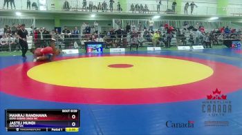 110kg Quarterfinal - Manraj Randhawa, Guru Gobind Singh WC vs Jastej Mundi, Rustom WC