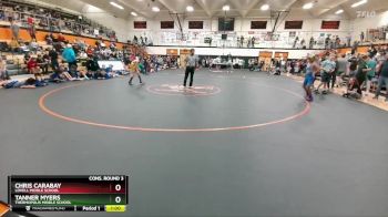 84 lbs Cons. Round 3 - Tanner Myers, Thermopolis Middle School vs Chris Carabay, Lovell Middle School