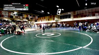 120 lbs Champ. Round 2 - Logan Hara, Folsom vs Kaelib Garcia, Temecula Valley
