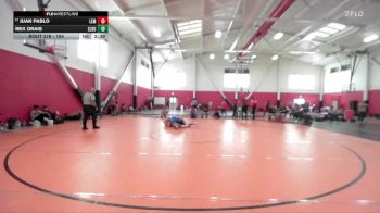 184 lbs Cons. Round 2 - Rex Orais, San Jose State University vs Juan Pablo, Lemoore College