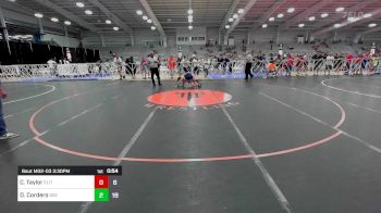 100 lbs Rr Rnd 3 - Coleton Taylor, Elite NJ MS Red vs Dominic Cordero, Team 922