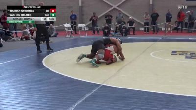 165 lbs Champ. Round 1 - Jashon Holmes, Castleton vs Nathan Quinones, Bridgewater State