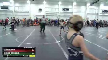 52 lbs Finals (2 Team) - Zach Bosco, Mullet Army vs Korbin Kiessling, Revival Y