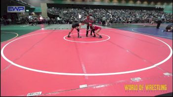 127 lbs Quarterfinal - Lyriq Lopes, Kahuku Wrestling Club vs Kyra Pay, JWC
