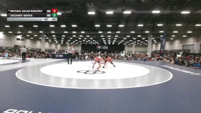 113 lbs Cons. Semis - Michael Salas-Sanchez, Cornerstone Mat Club vs Zachary Siatka, Bronco Wrestling Club