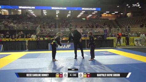Makynlee Rayne Gibson vs Reese Caroline Bonney 2025 Pan Kids Jiu-Jitsu IBJJF Championship
