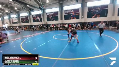 145 lbs Round 5 - Autumn Chitty, Amped Wrestling Club vs Avey Norwood, Righteous Wrestling Club