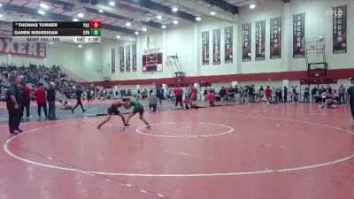 125 lbs Champ. Round 2 - Thomas Turner, Pacific (OR) vs Garen Kishishian, Cal Poly Humboldt