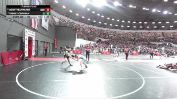 172 lbs Quarterfinal - Trinity Cothran, Stateline Stingers vs Addi Treuthardt, Alber Athletics Wrestling Club