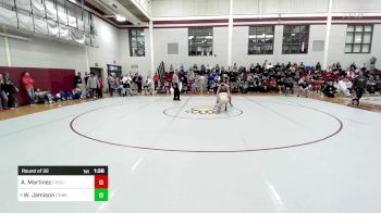 144 lbs Round Of 32 - Alcides Martinez, Christopher Columbus vs Wilson Jamison, Christian Brothers