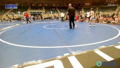 68 lbs Semifinal - Caden Light, Coweta 12u vs Hunter Wisdom, The Leftovers