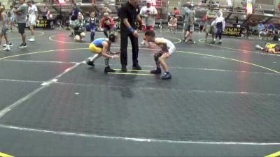 60 lbs Round 2 - Payton Miller, Simmons Academy Of Wrestling vs Jackson Bish, Ragin Raisins