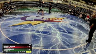 124 lbs Round 1 (4 Team) - Jozie Collins, Holmen vs Aubrey Quinn, Central Cass