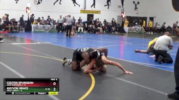141 lbs Round 3 (10 Team) - Khyvon Grace, West Liberty vs Colton Spurgeon, Ohio Northern 2
