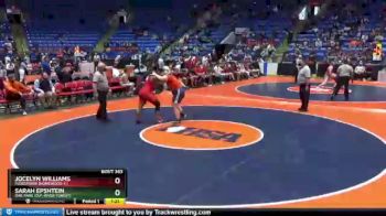 235 lbs Cons. Semi - Jocelyn Williams, Flossmoor (Homewood-F.) vs Sarah Epshtein, Oak Park (O.P.-River Forest)