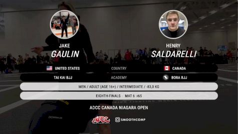 Jake Gaulin vs Henry Saldarelli 2025 ADCC Niagara Open
