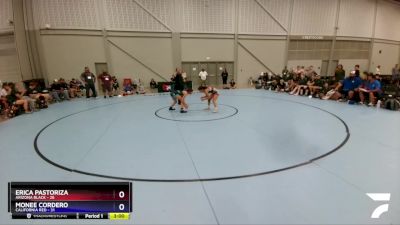 100 lbs Round 3 (8 Team) - Erica Pastoriza, Arizona Black vs Monee Cordero, California Red