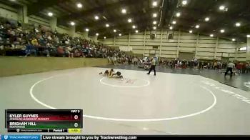 150 lbs Cons. Round 4 - Kyler Guynes, American Leadership Academy vs Brigham Hill, Northridge