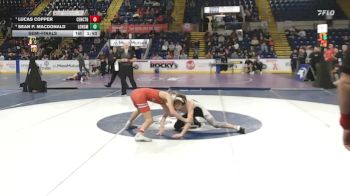 120 lbs Semifinal - Lucas Copper, Central Catholic vs Sean P. MacDonald, Longmeadow