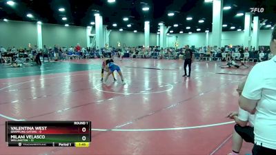 110 lbs Round 1 (8 Team) - Milani Velasco, Wellington vs Valentina West, Grappling Gators